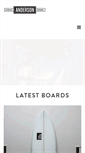 Mobile Screenshot of andersonsurfboards.com